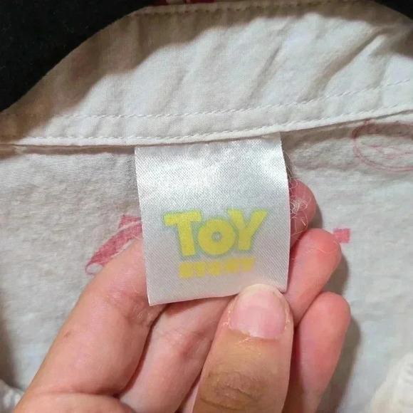 Disney Toy Story Pizza Planet Button up S - Picture 2 of 2